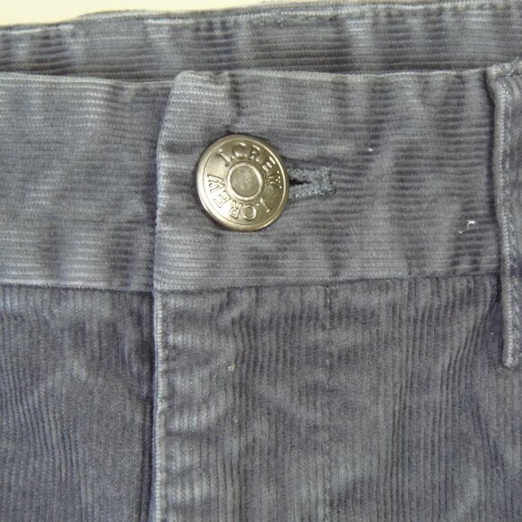 J Crew Gray "Favorite Fit" Corduroy Pants 32R VINTAGE Hipster Bootcut These sla - Picture 3 of 11